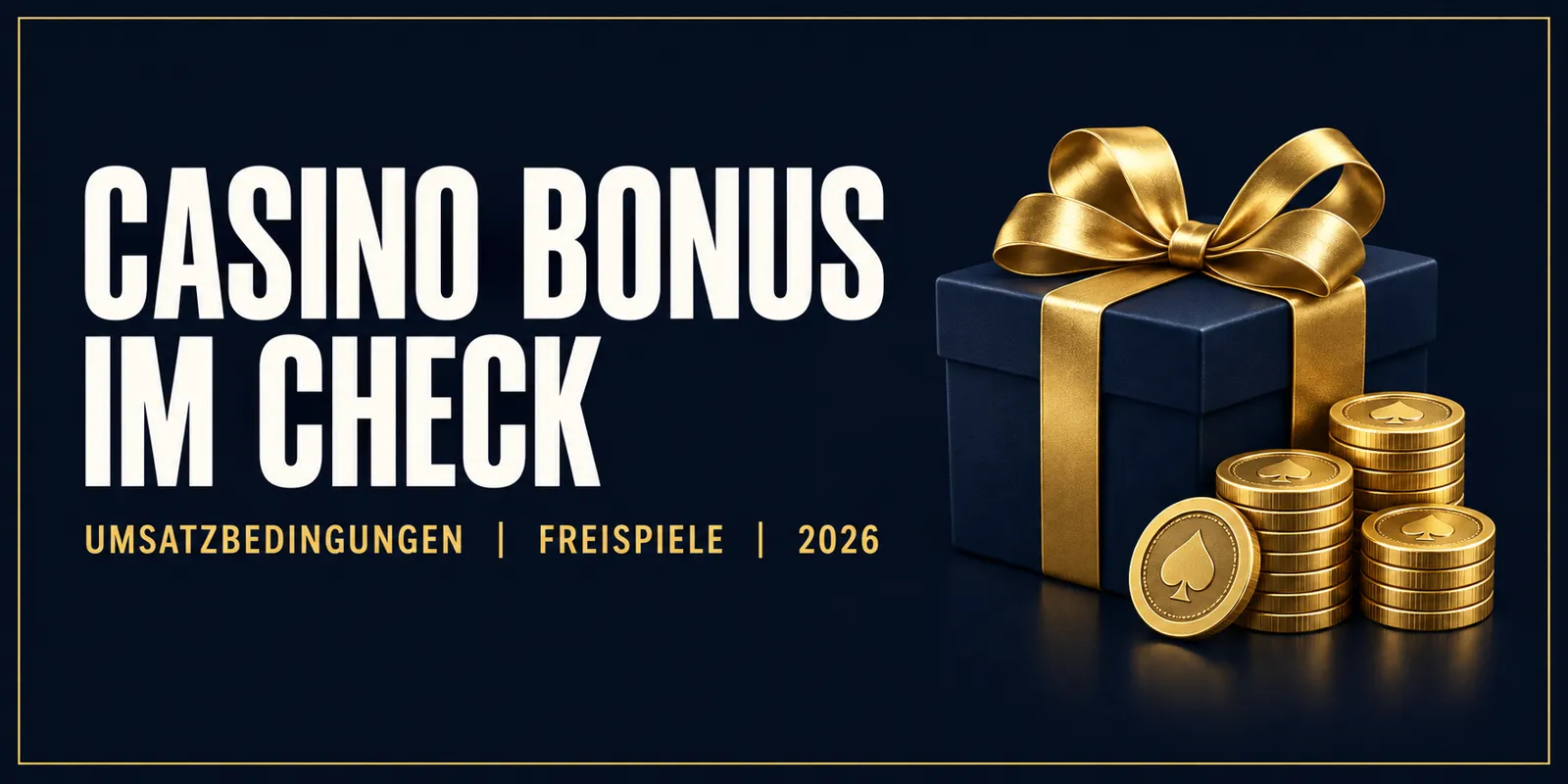 Symbolische Illustration: Casino Bonus: Der große Überblick für legale Online-Spielotheken