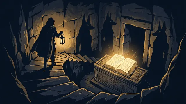 Illustration im Stil von Book of Dead