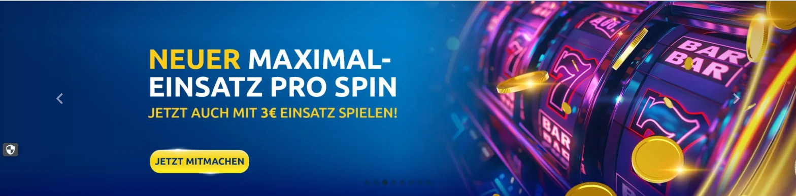 Screenshot der Website von DrückGlück