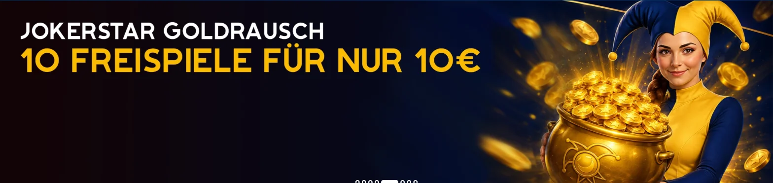 Screenshot der Website von Jokerstar