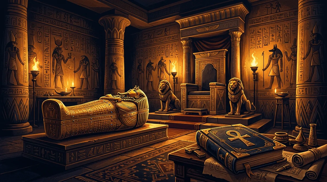 Illustration im Stil von Ramses Book