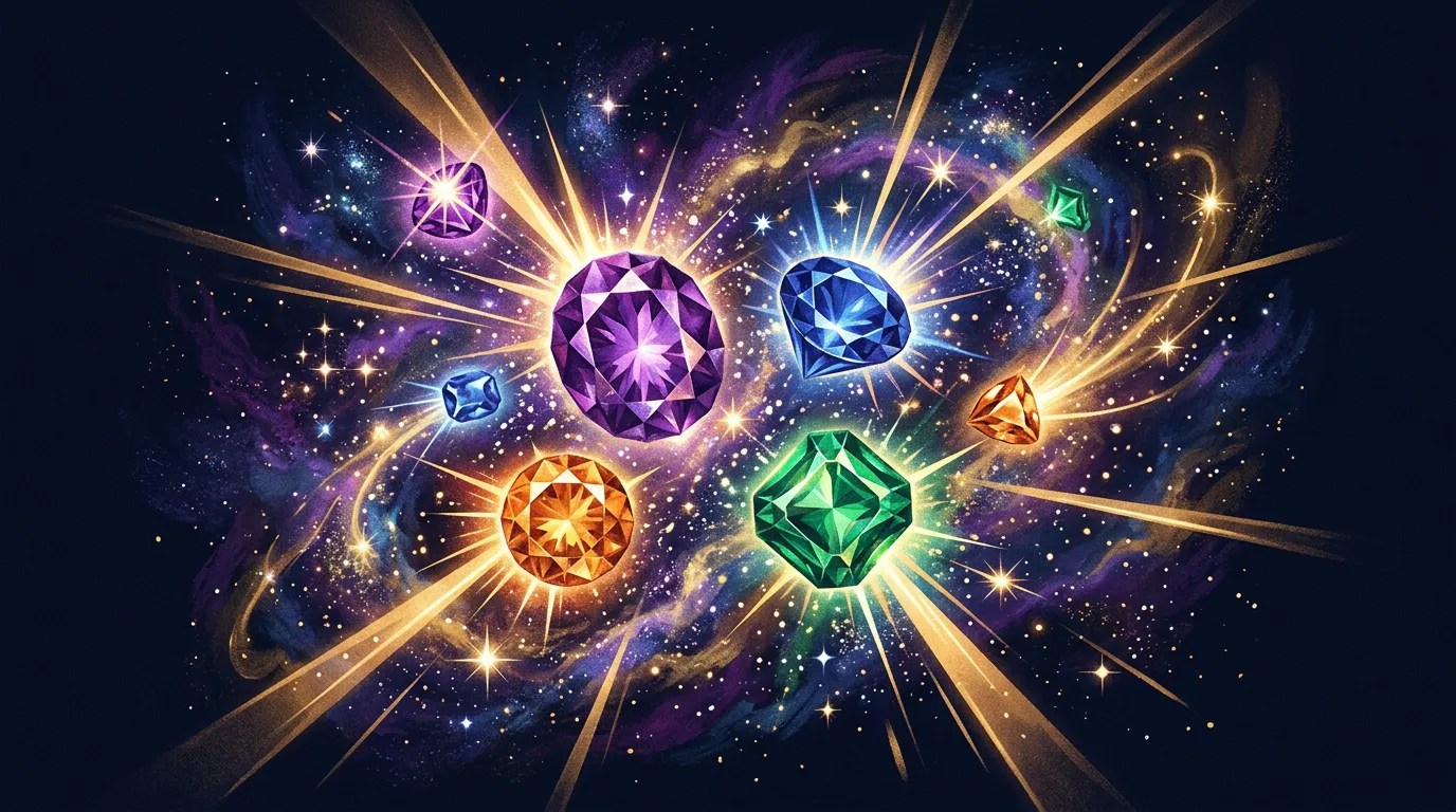 Illustration im Stil von Starburst
